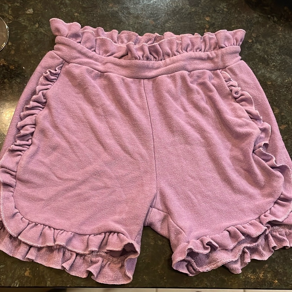 CHASER girls ruffle shorts.